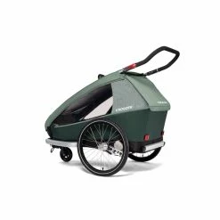 Croozer VAAYA 2 JUNGLE GREEN -Trek Soldes remorque croozer vaaya 2 jungle green 11
